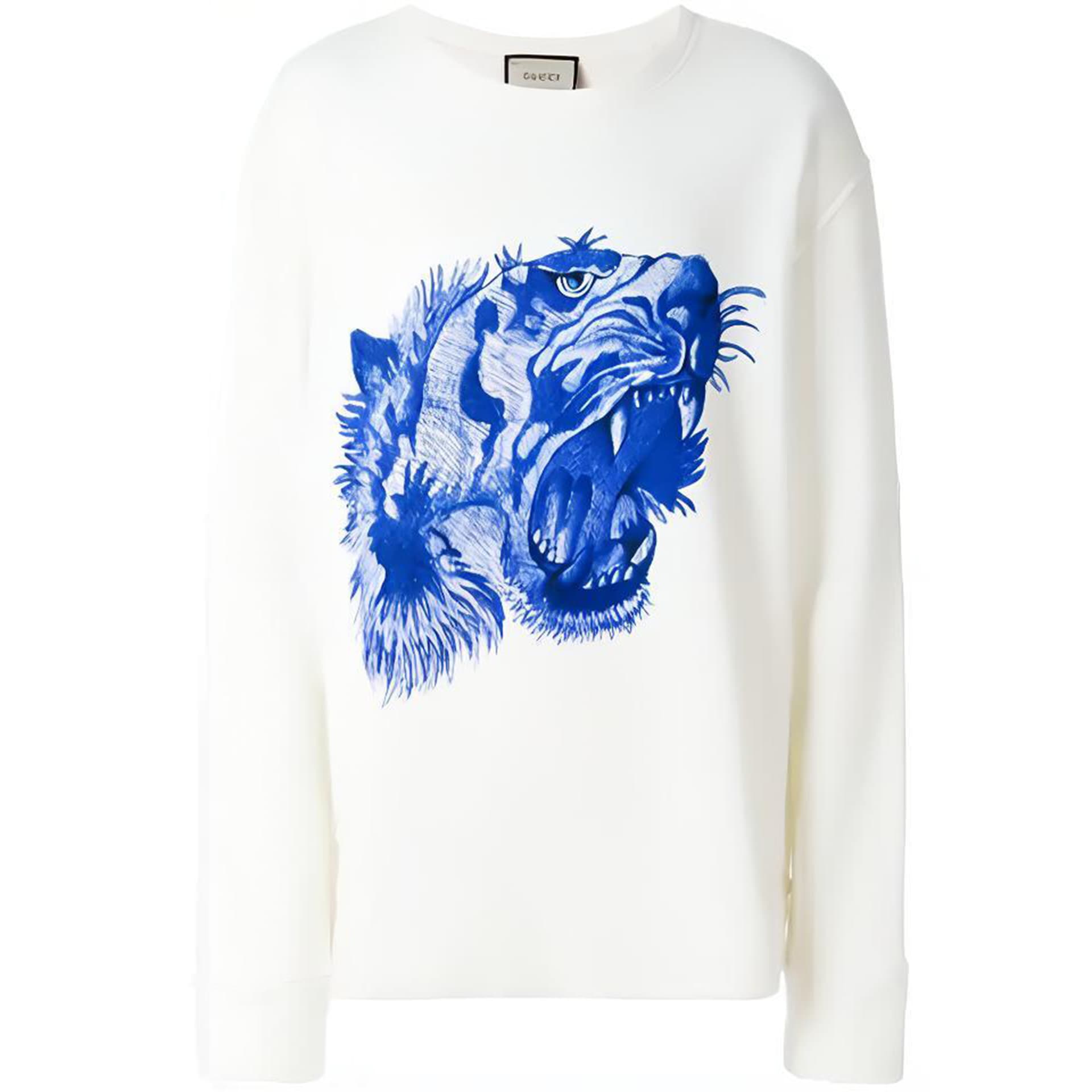 GUCCI Sweatshirts White Crew Neck Moderate Regular White