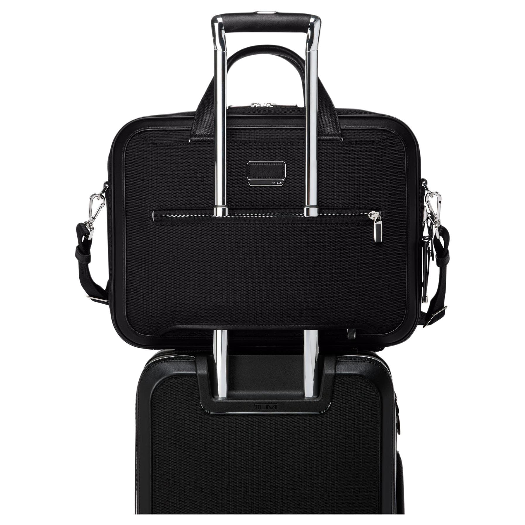 TUMI Arrivé Polyester Portable One Shoulder Briefcase Black
