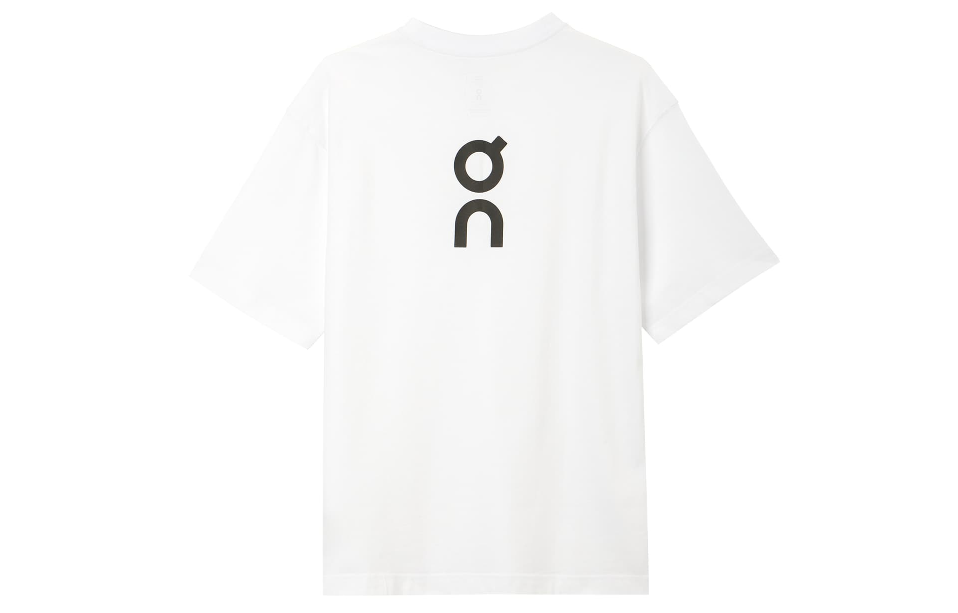 On Drop Shoulder Sleeve T Shirt White