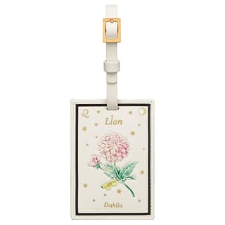 DIOR Calfskin Luggage Tag White