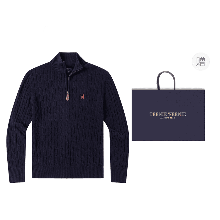Teenie Weenie Men American Old Money Style Collection Timeless Preppy Style Winter Sweater