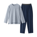 [Men's]Snow Blue Stripes