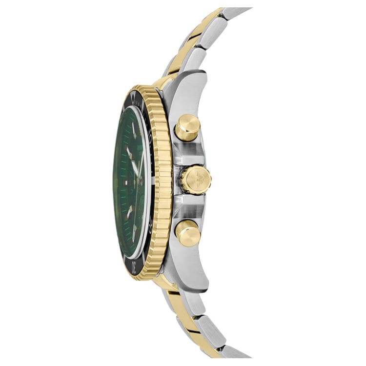 EMPORIO ARMANI Wrist Watch Solar Quartz Movement Stainless Steel Strap 43.5mm Green Dial