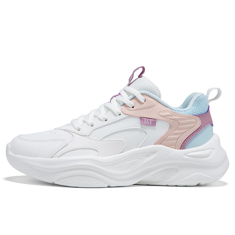361° Cushioning, Feather White Pink Litchi