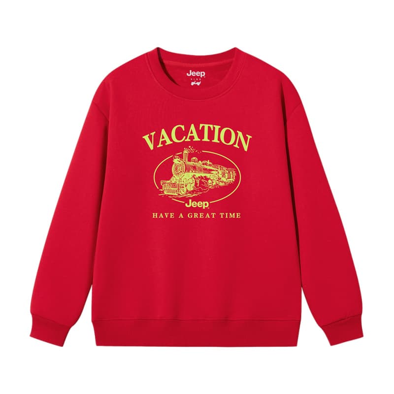 Jeep Grade School Sweatshirts Crew Neck Moderate Stretch