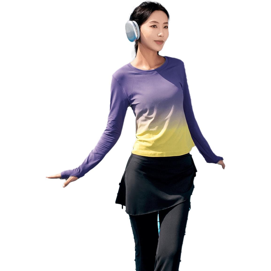 Barbie Yoga TShirts Crew Neck Moderate