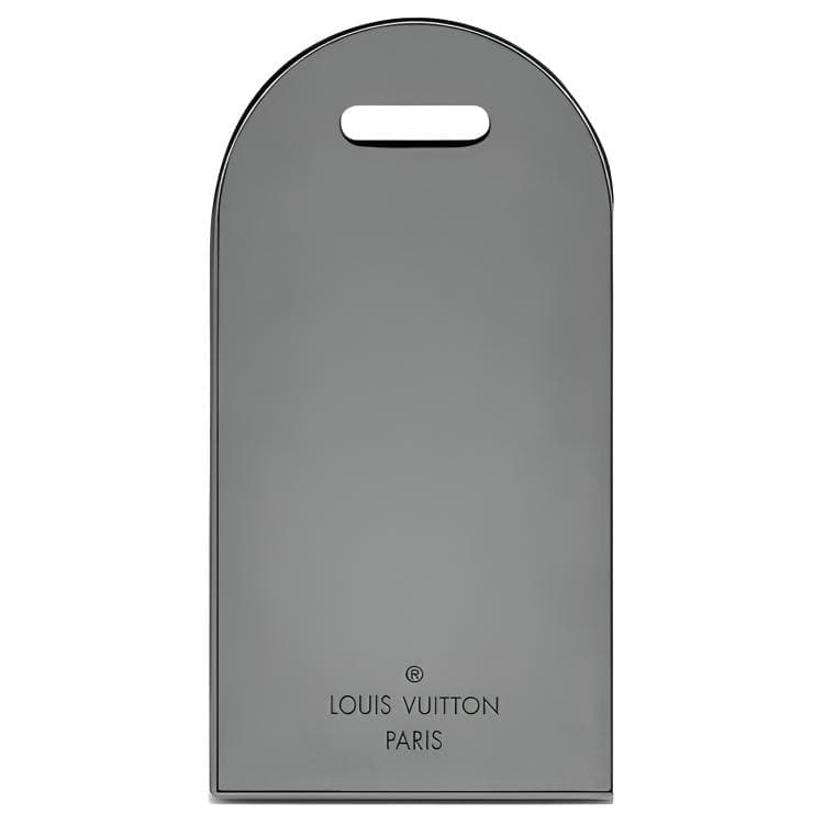 LOUIS VUITTON Metal Luggage Tag Bag Accessory Gray Gray