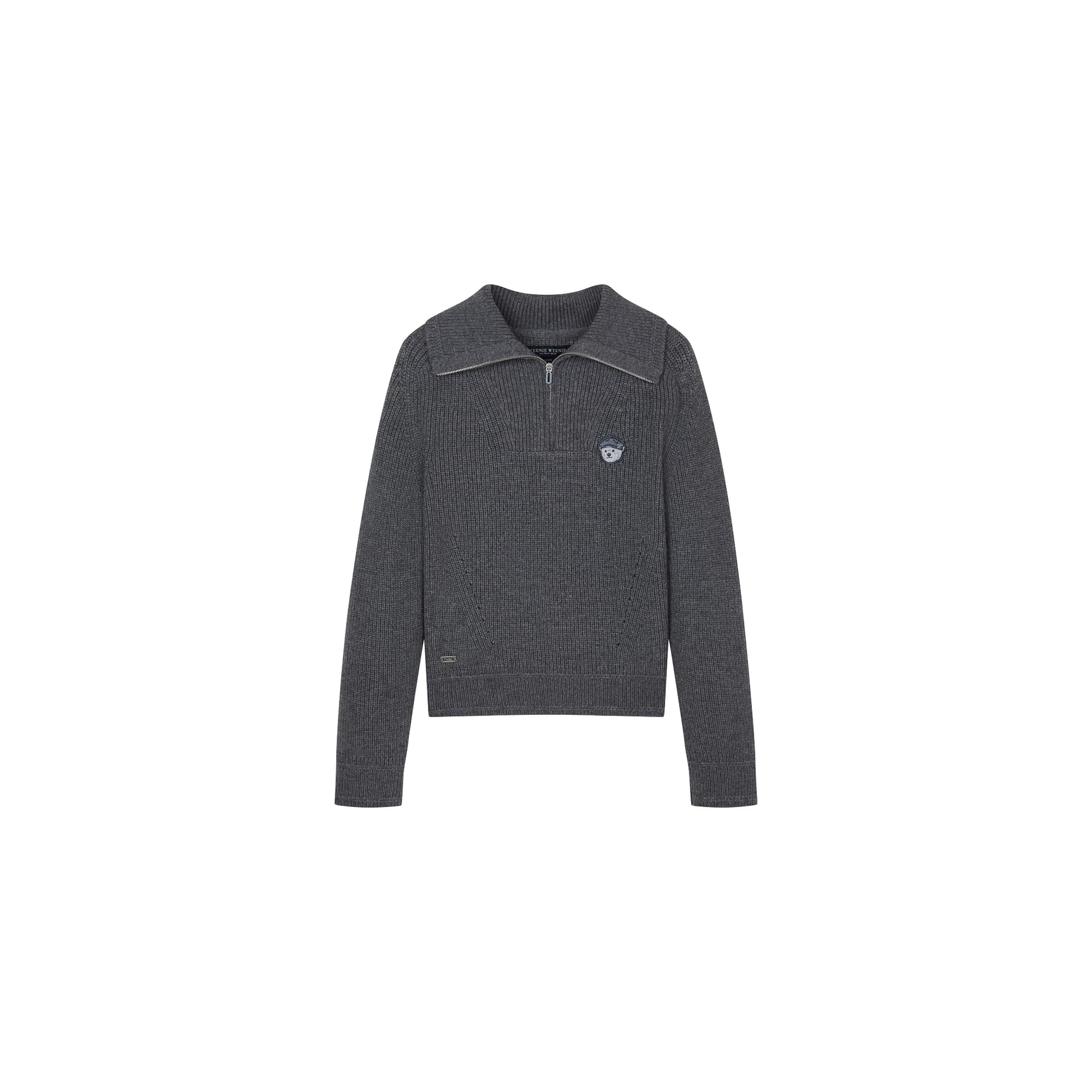 Teenie Weenie Knitwear Polo Collar Moderate Straight Fit