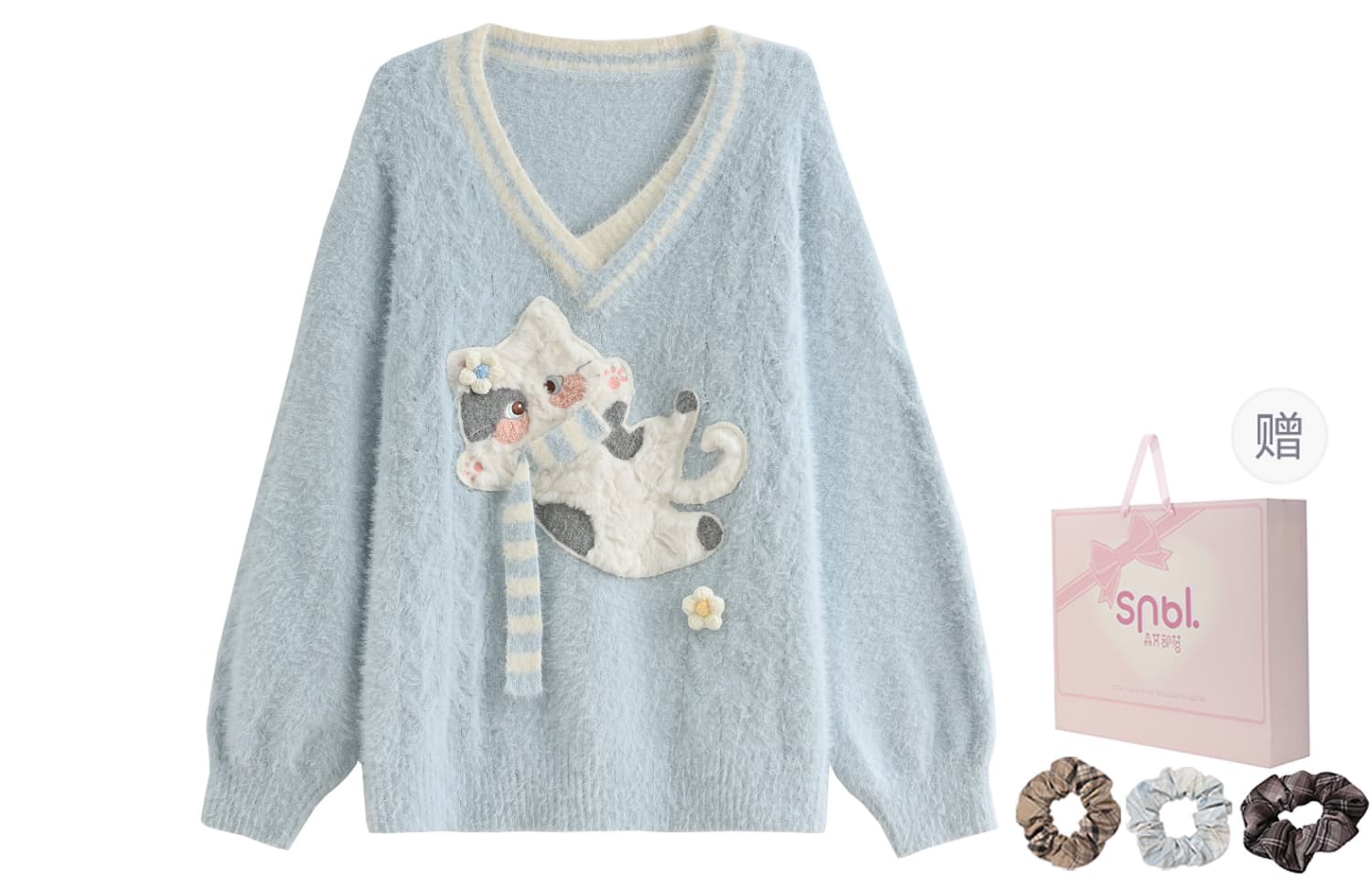 SNBL Sweaters Blue Vneck Moderate Other