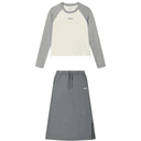 Clothing Sets (Pudding Cream WhiteIV+Cloud Trail GrayDY)