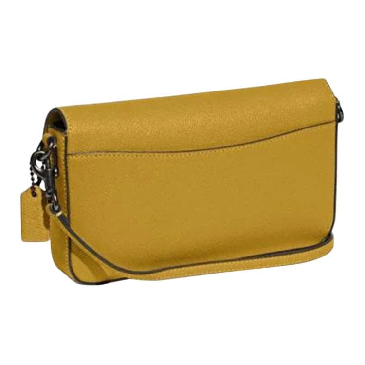COACH Wyn Grain Crossbody Bag, Shoulder Bag Small Linen Yellow