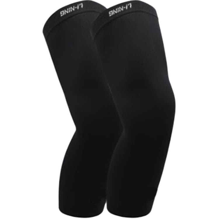 Li Ning Polyamide Sun Protection Leg Covers Black/White Black