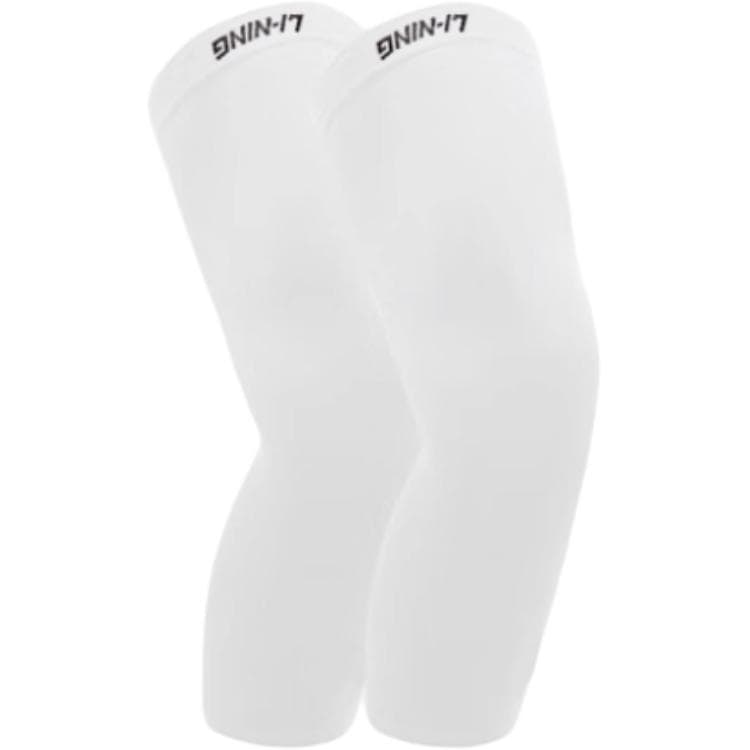 Li Ning Polyamide Sun Protection Leg Covers Black/White White