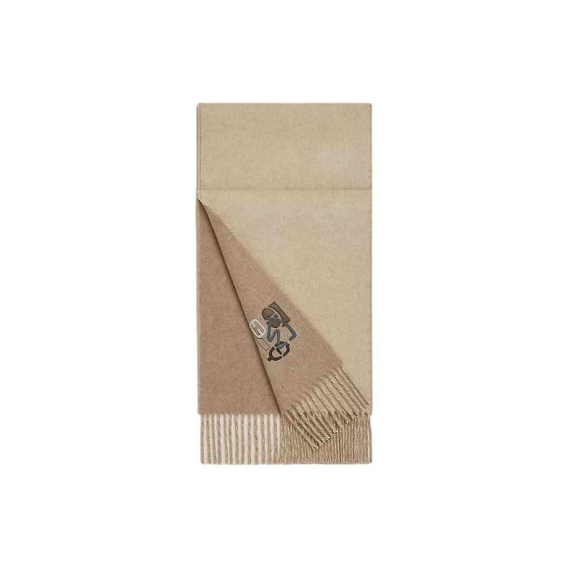 HERMES Cashmere Knit Natural Color/Mixed Beige