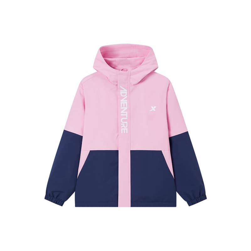 XTEP Jackets & FleeceLined Thermal Soft SkinFriendly Hooded Multicolor Trendy Kids'