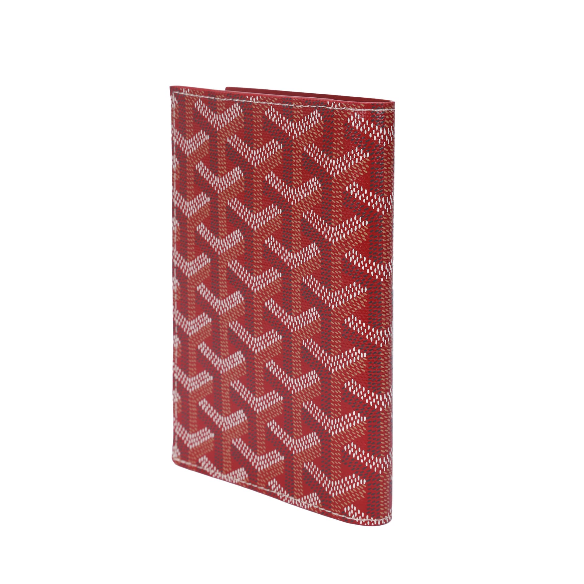 GOYARD Grenelle Canvas With Card Holder Passport Holder Red