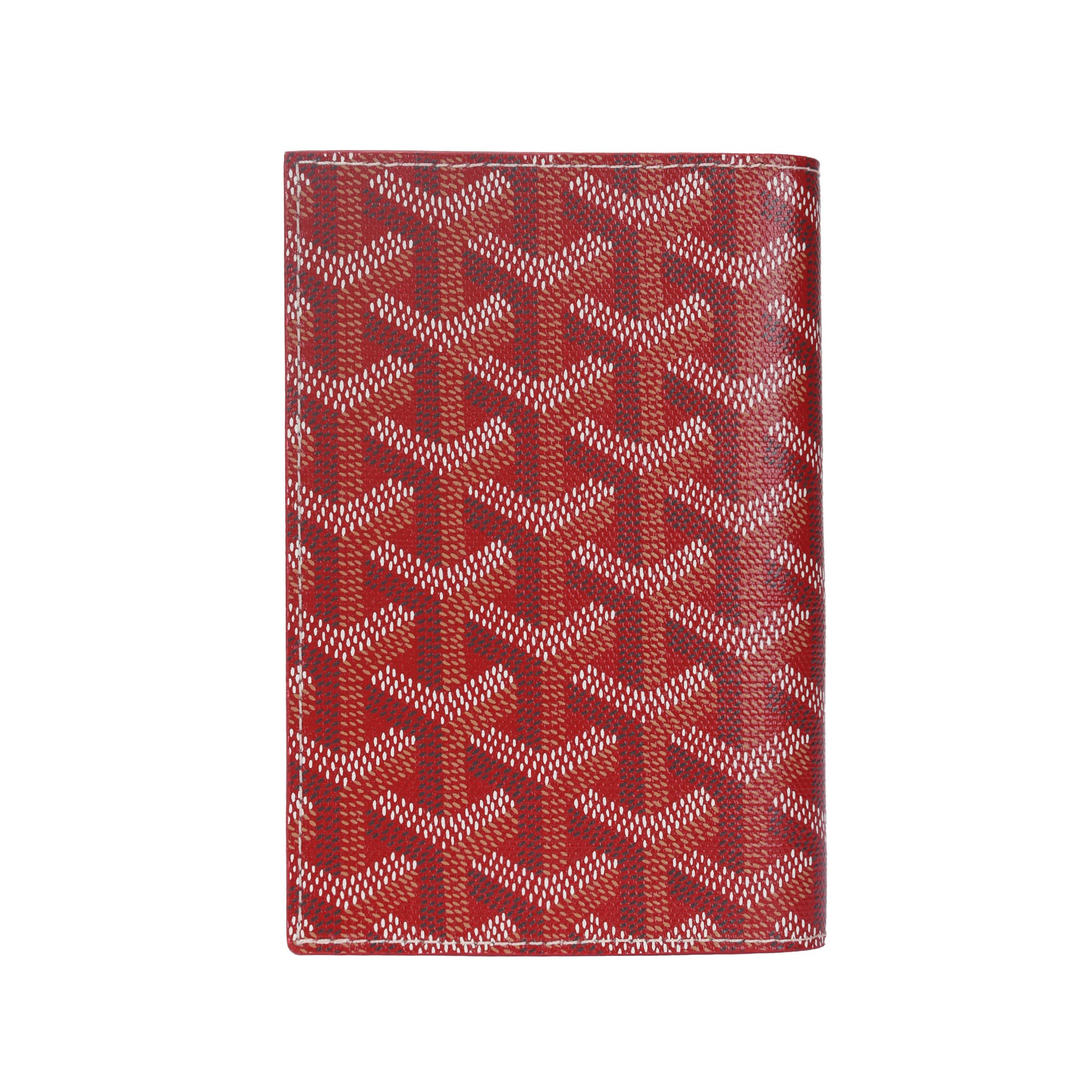 GOYARD Grenelle Canvas With Card Holder Passport Holder Red