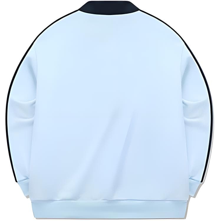 361° Sweatshirts Fruity Pink Blue/Deep Ink Blue Lapel Thin Straight Fit
