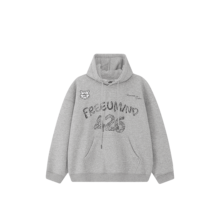 F426 Sweatshirts Hooded Moderate Regular