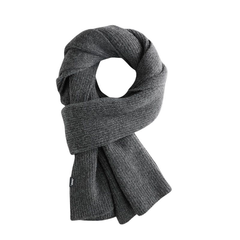 Jeep 100% Wool Knit Dark Gray