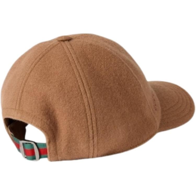 GUCCI Wool Baseball Hat With Embroidery
