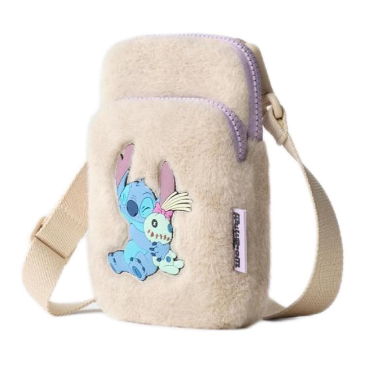 ZARA Disney Collaboration Polyester Cell Phone Pouch Ecru