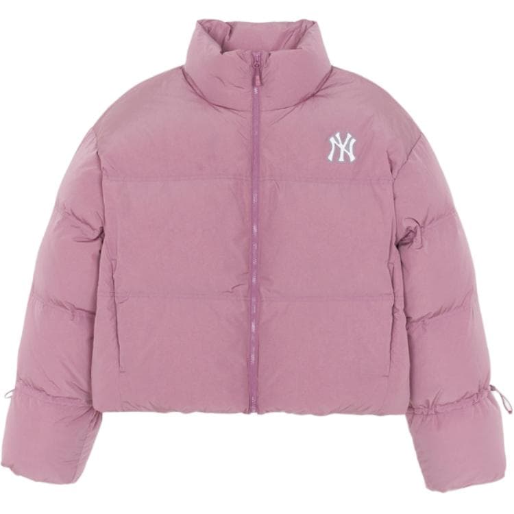 MLB Down Jackets Pink Stand Collar Moderate