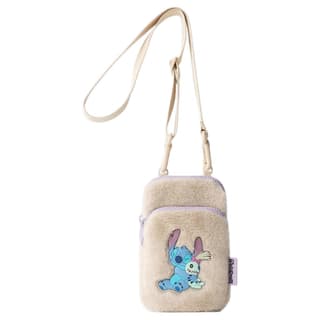 ZARA Disney Collaboration Polyester Cell Phone Pouch Ecru