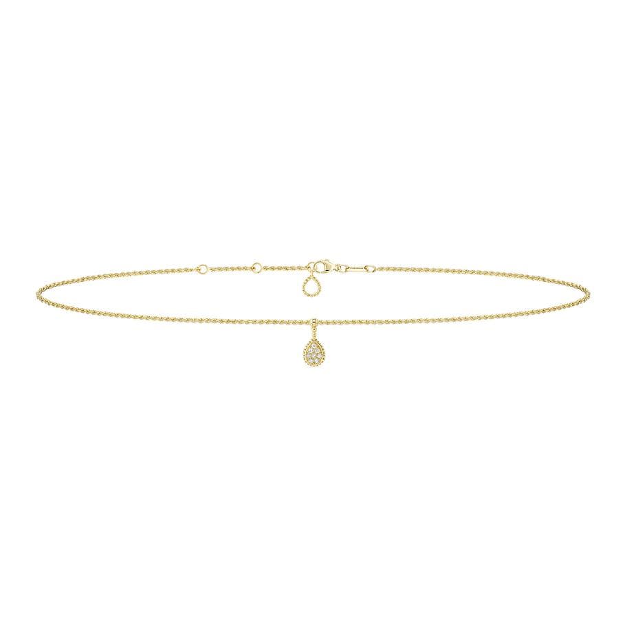 Boucheron Diamond 0.13 Carats Anklets Gold Gold