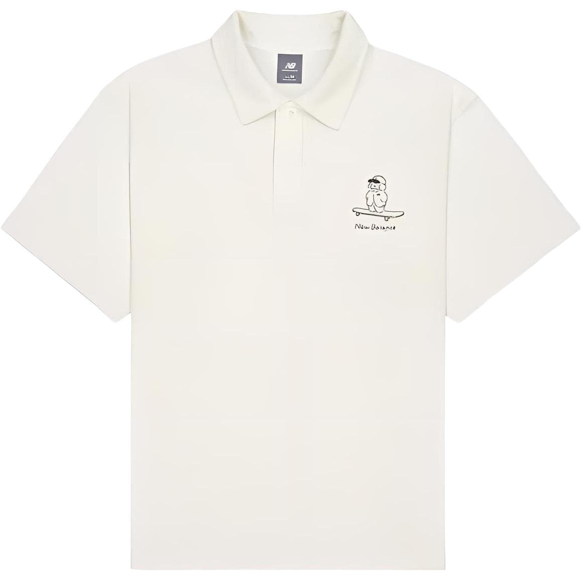 New Balance Polo Shirt White
