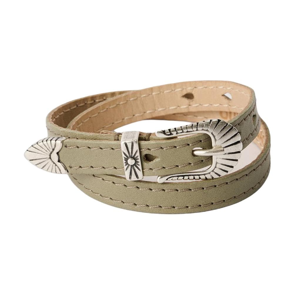 OUR LEGACY Calfskin Wristbands Olive Green Olive Green