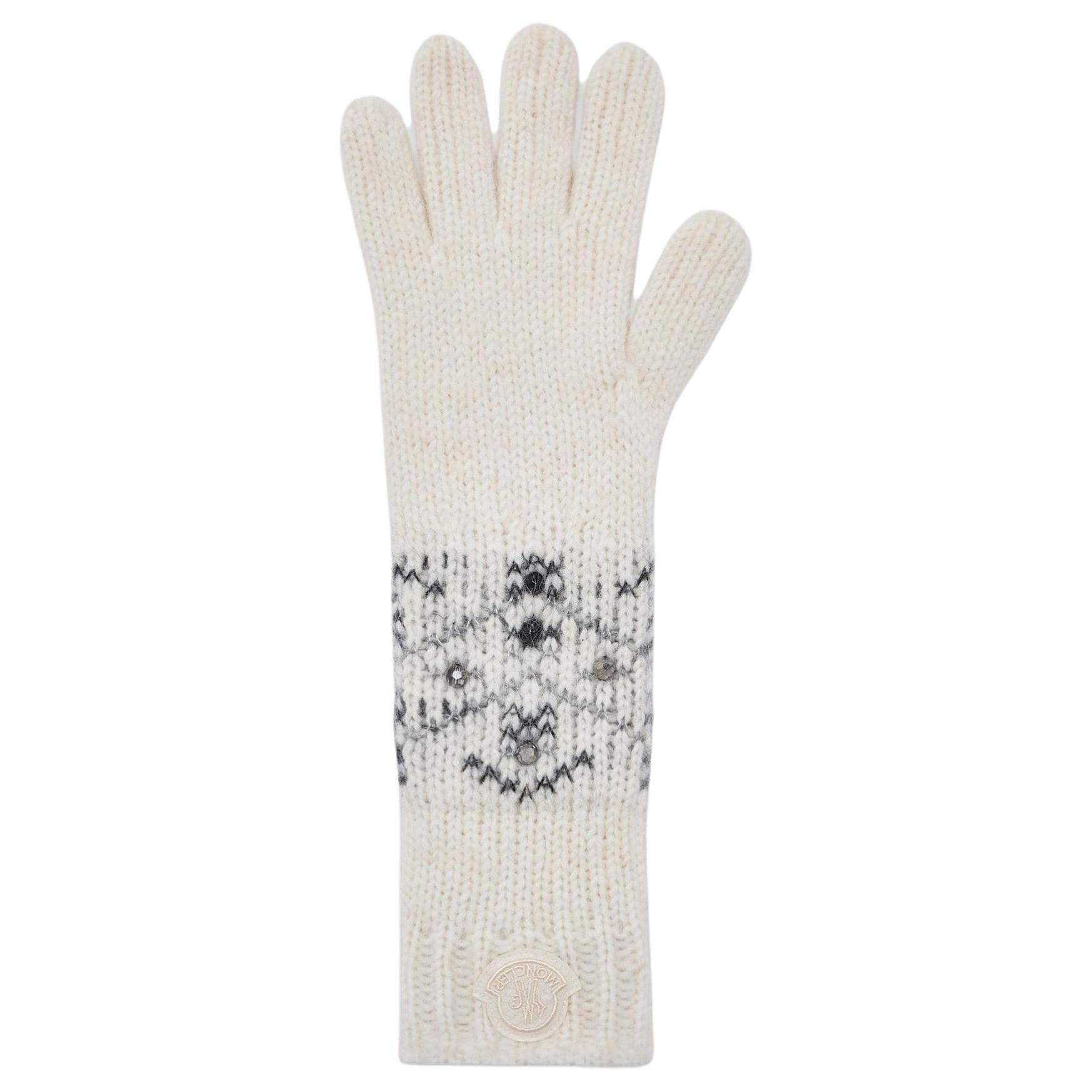 Moncler Patterned Balaclava White