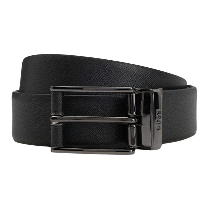 HUGO BOSS Cowhide Split Black 3.5cm Black
