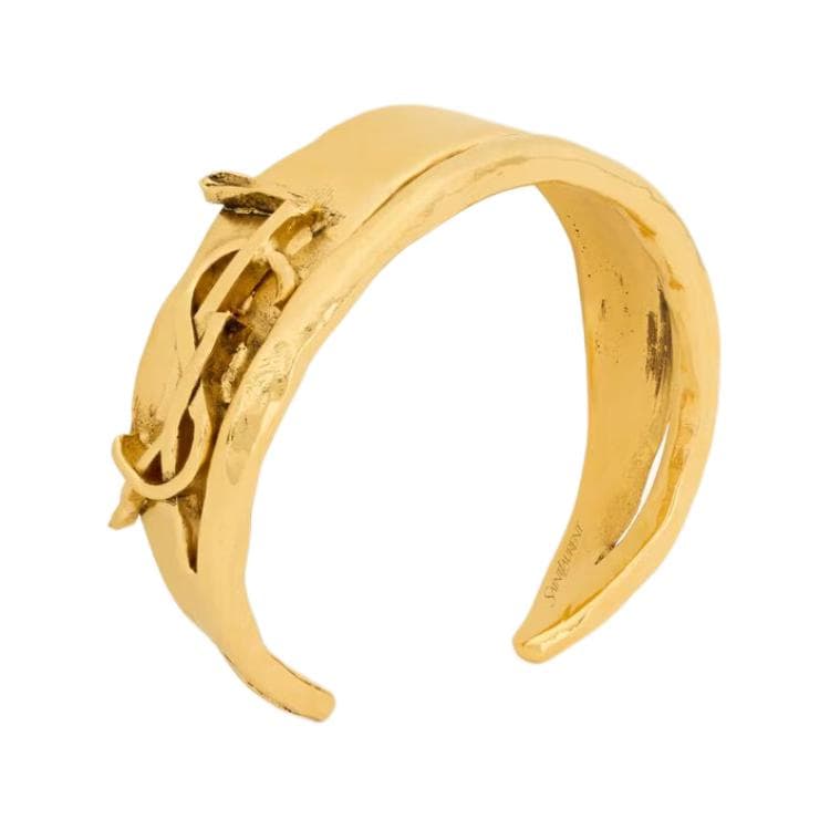 SAINT LAURENT Brass Bangles Bronze Gold Bronze Gold