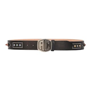Roberto Cavalli stonestudded buckle belt