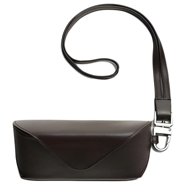 ZARA Cow Eyeglass Pouch Brown Brown