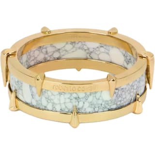Roberto Cavalli Marble effect Bracelet