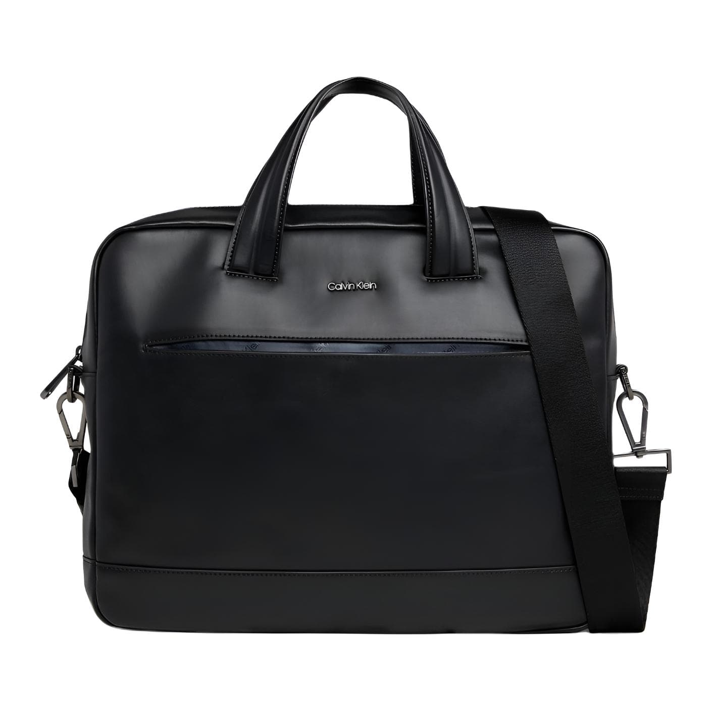 CK/Calvin Klein Recycled Polyester Blended With Polyurethane Handbag, Shoulder Bag, Crossbody Bag, Laptop Bag Basic Set (Bag+Dust Bag)