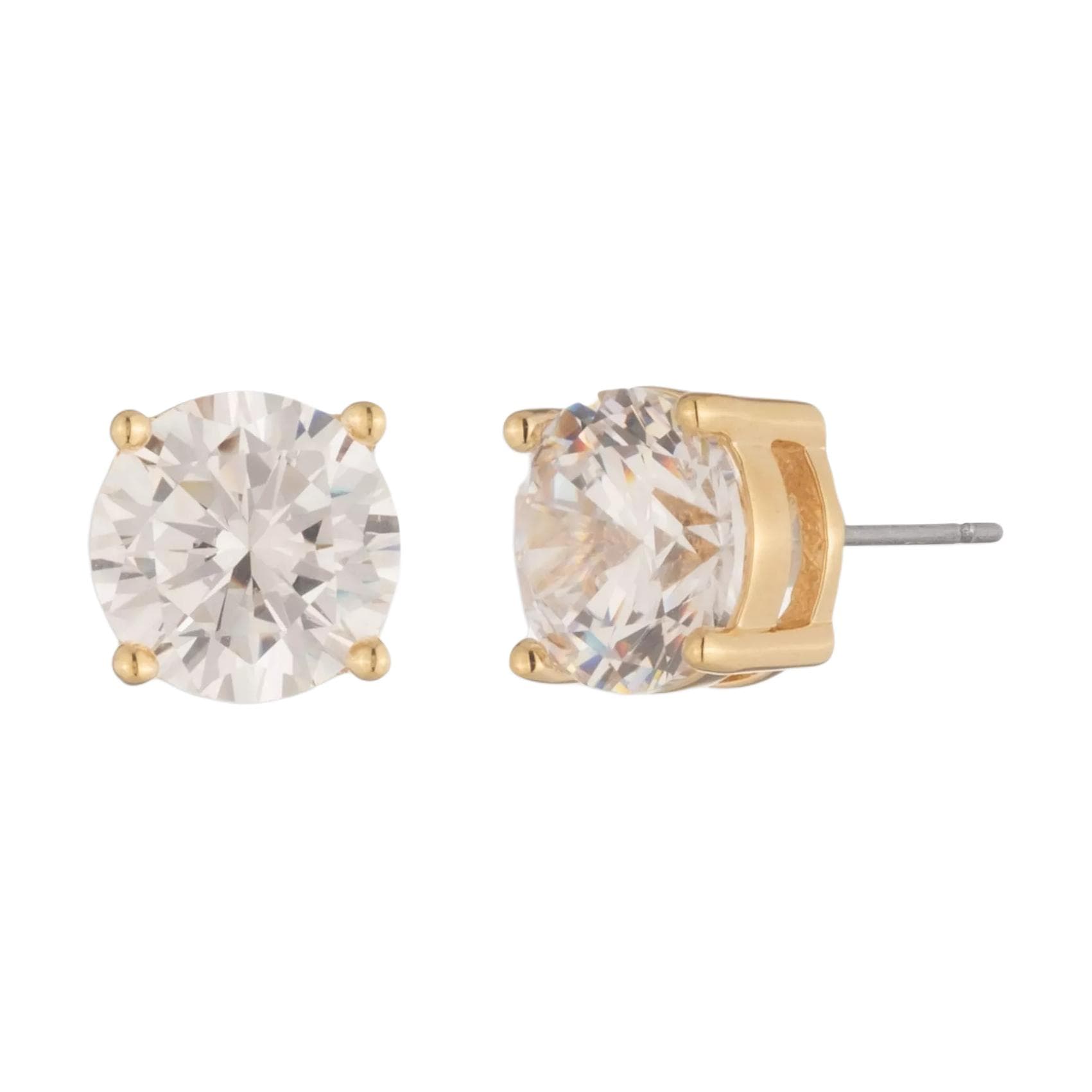 Givenchy Mixed Metal Stud Earrings Gold Gold