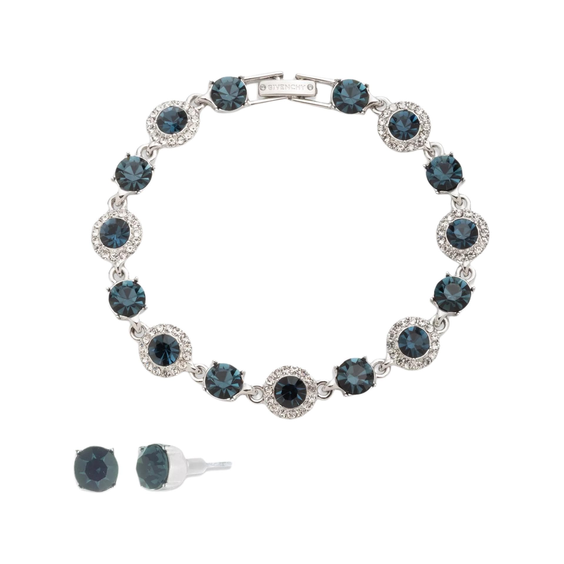 Givenchy Mixed Metal Bracelets Multicolor Blue