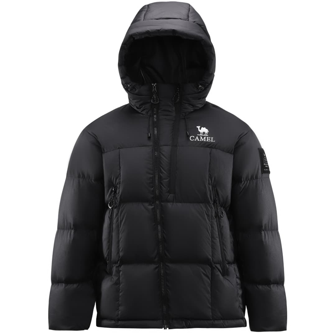 CAMEL Down Jackets Hooded Thickened Puffer Jacket