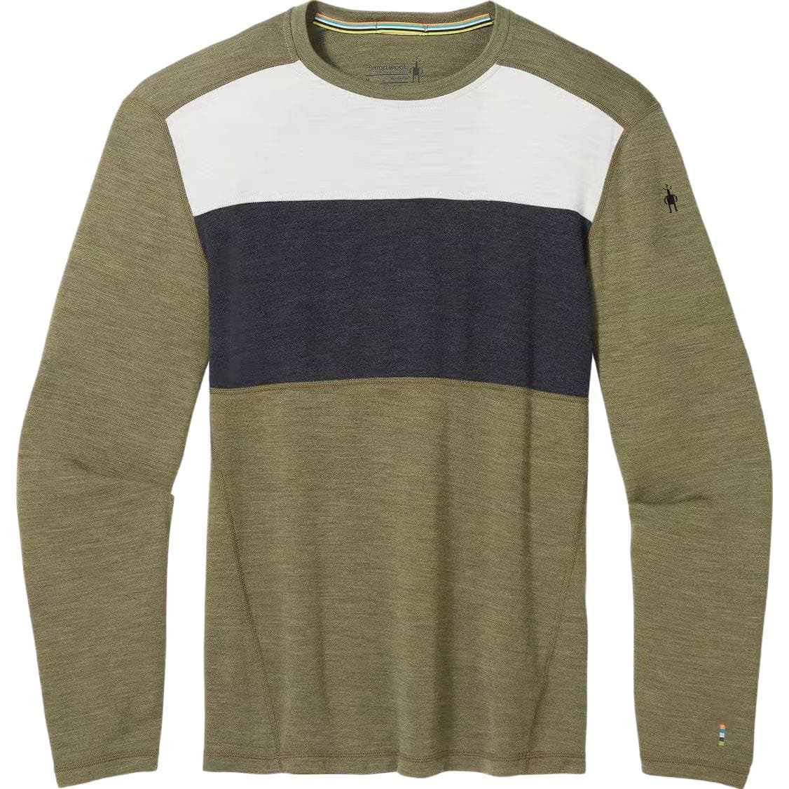 SMARTWOOL Classic Thermal Merino Base Layer Colorblock Crew Sweater