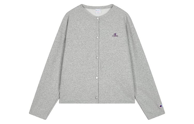 Champion Sweatshirts Crew Neck Moderate Cardigan