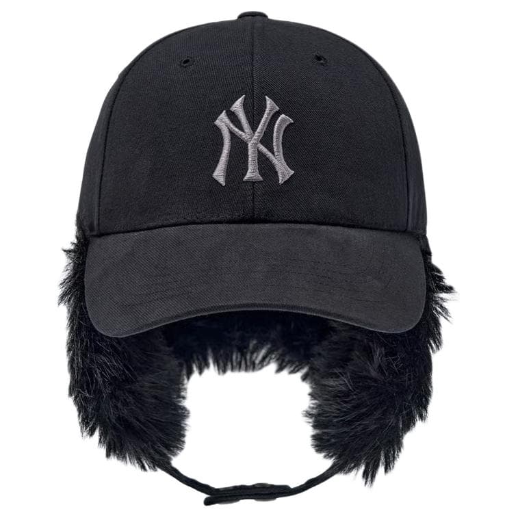 MLB 100% Cotton Baseball Caps Black