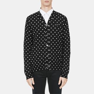 CDG Play Sweater Marine Blue