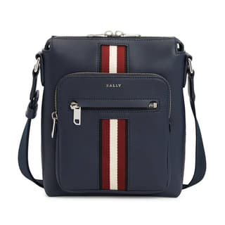 BALLY Cow Crossbody Bag, Shoulder Bag Blue