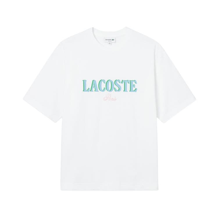 Lacoste Loose Fit Printed Jersey TShirt