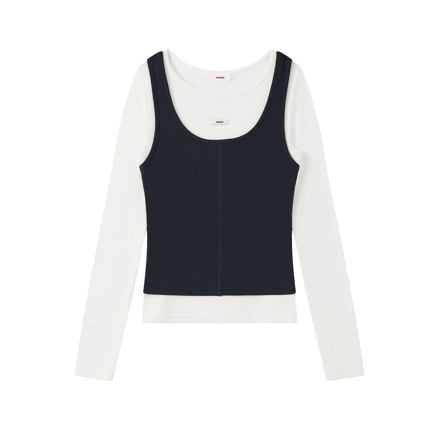 Kirsh TShirts Crew Neck Moderate Nippedin Waist