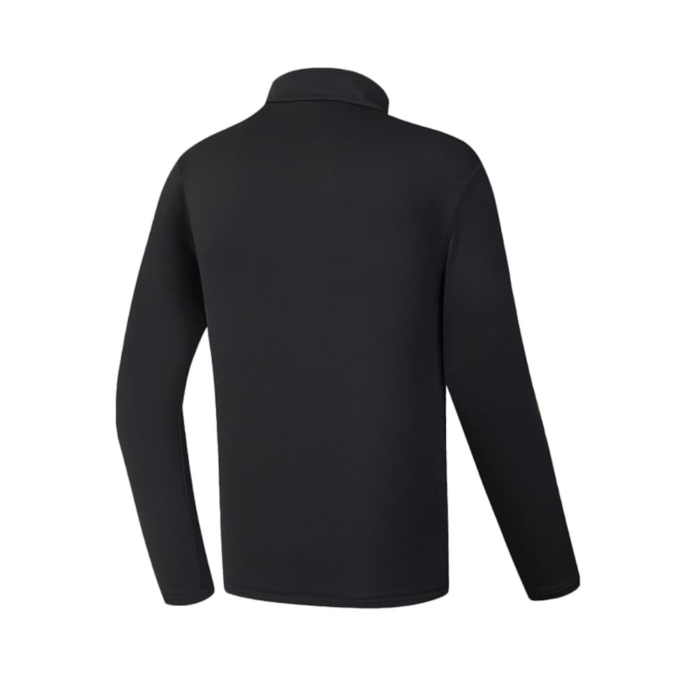 FILA SKI Skiing Sports Versatile Comfortable Fleece Lined Thermal Knitted Fabric Long Sleeved T Shirt