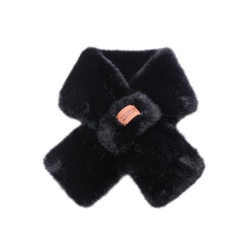 Classic Black[ScarfFleeceLined and Thickened]
